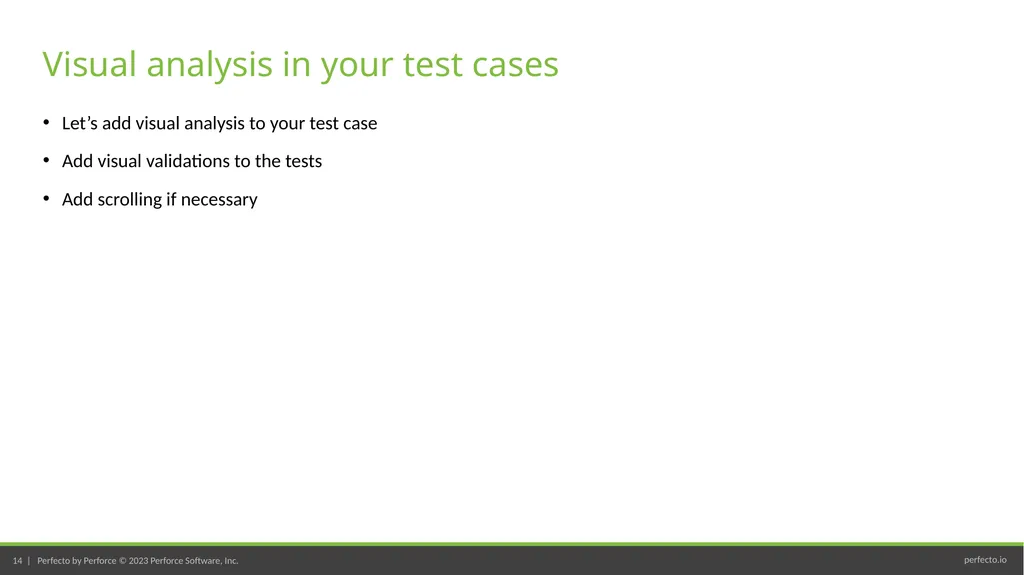 Visual Analysis Sample Agenda Slide 1 3 - slide 14 of 15