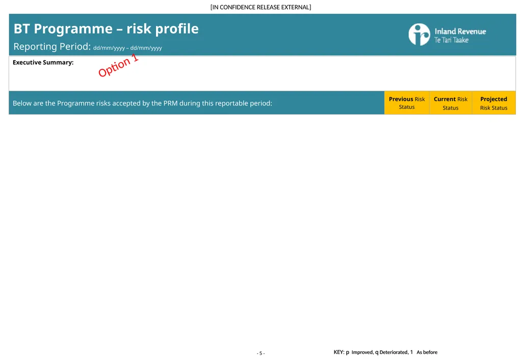 Business Transformation Programme Status Update - slide 5 of 13