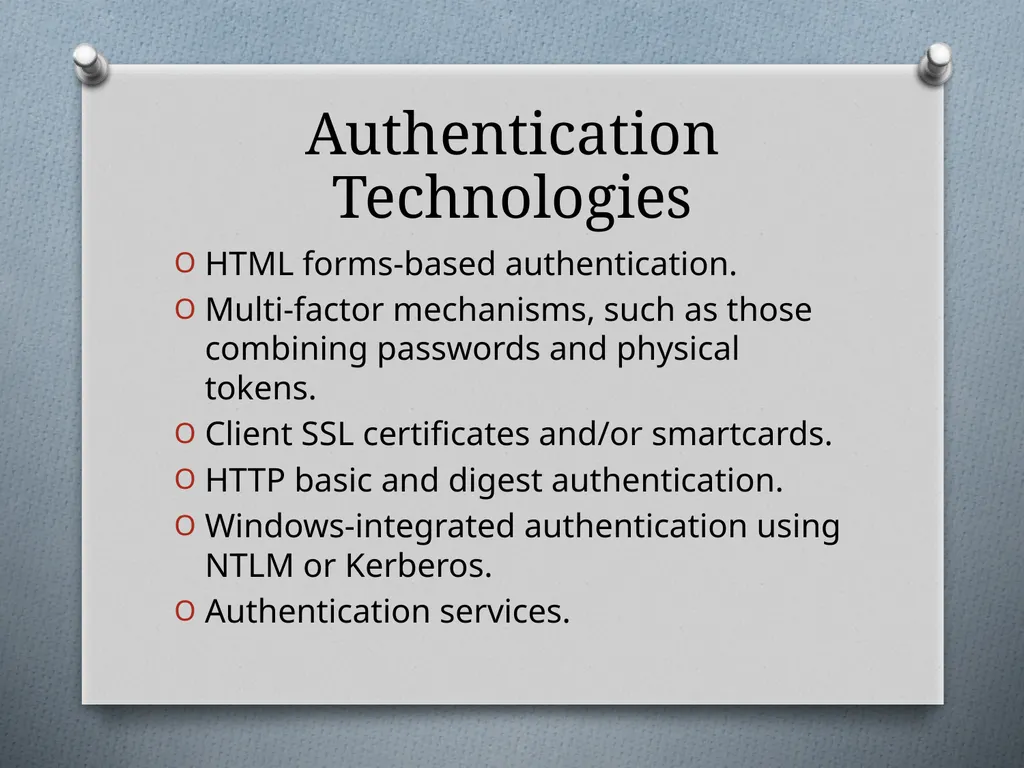 Chapter 6 Attacking Authentication Adam Fremd - slide 3 of 70