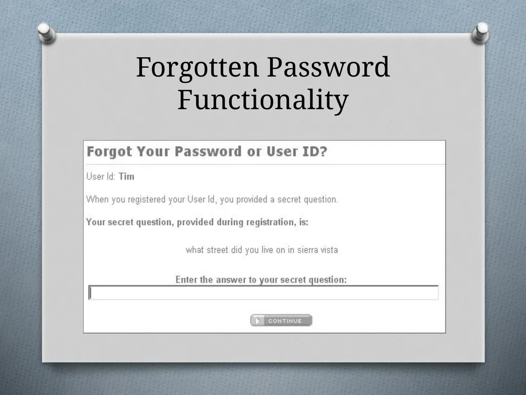 Chapter 6 Attacking Authentication Adam Fremd - slide 24 of 70