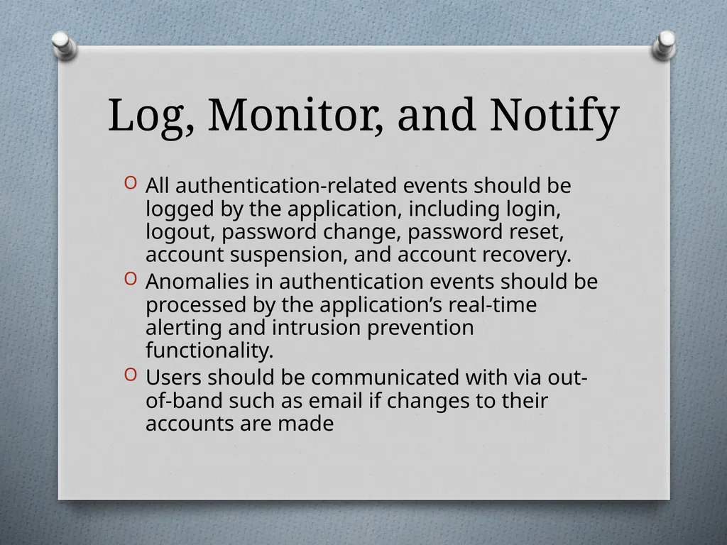 Chapter 6 Attacking Authentication Adam Fremd - slide 69 of 70