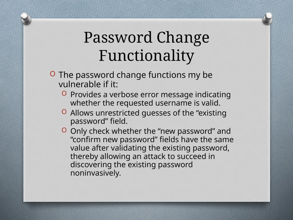 Chapter 6 Attacking Authentication Adam Fremd - slide 21 of 70