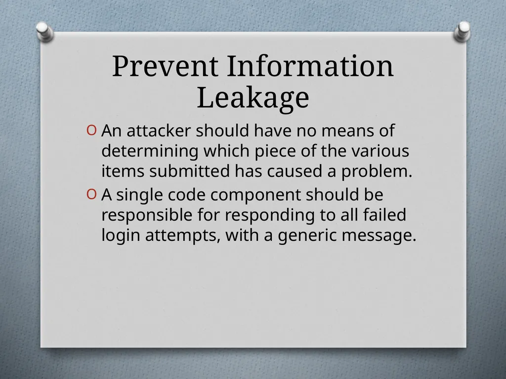 Chapter 6 Attacking Authentication Adam Fremd - slide 63 of 70