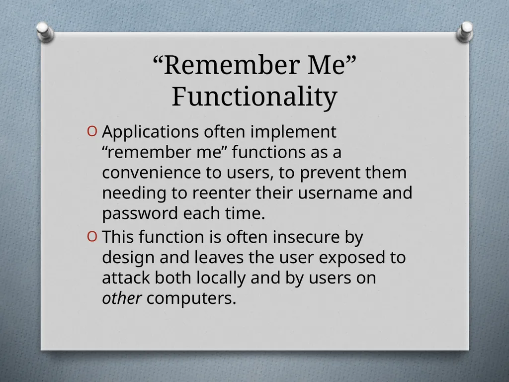 Chapter 6 Attacking Authentication Adam Fremd - slide 29 of 70