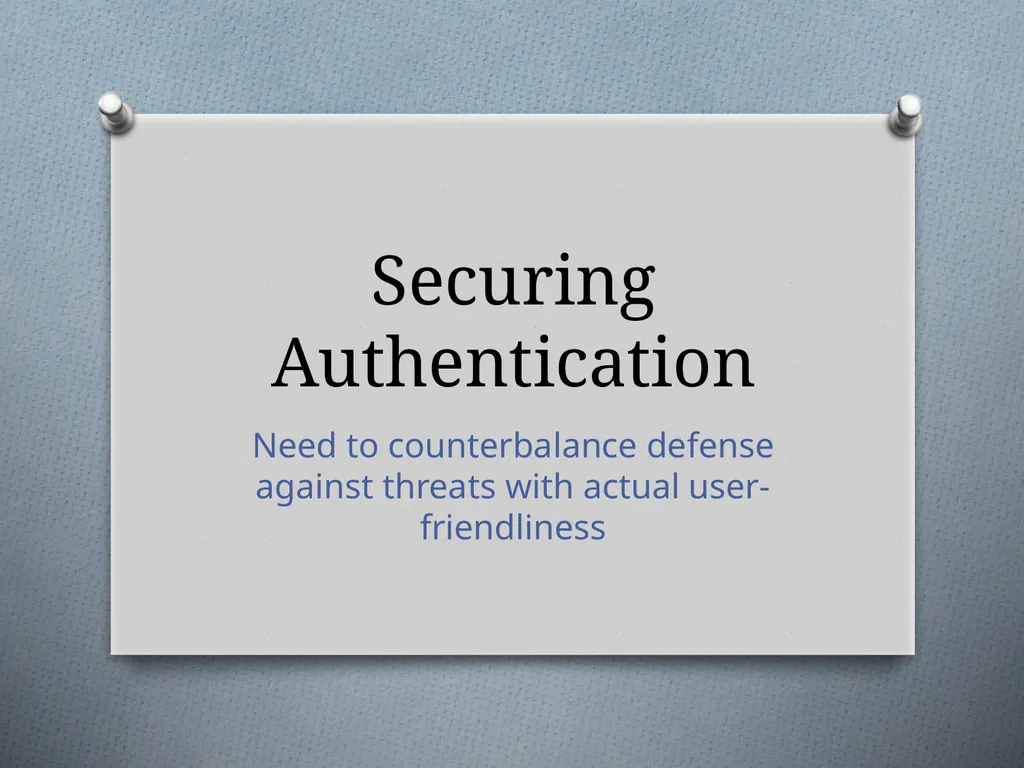 Chapter 6 Attacking Authentication Adam Fremd - slide 58 of 70