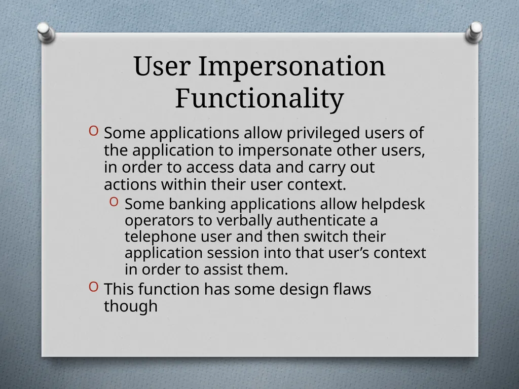 Chapter 6 Attacking Authentication Adam Fremd - slide 34 of 70
