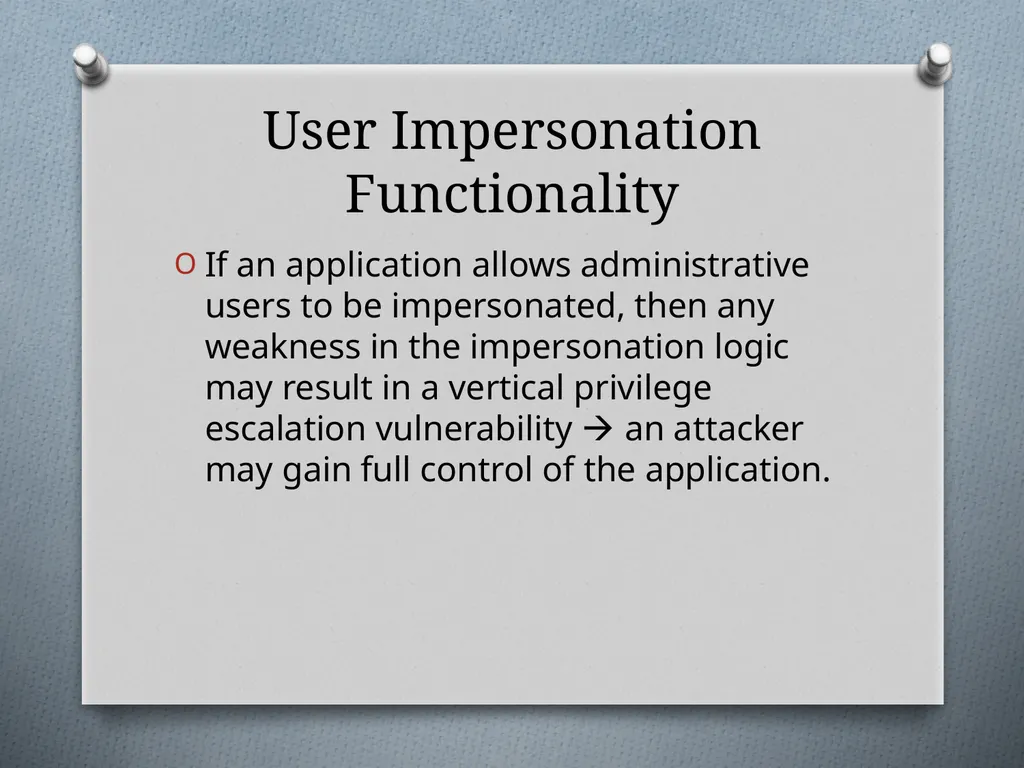Chapter 6 Attacking Authentication Adam Fremd - slide 37 of 70