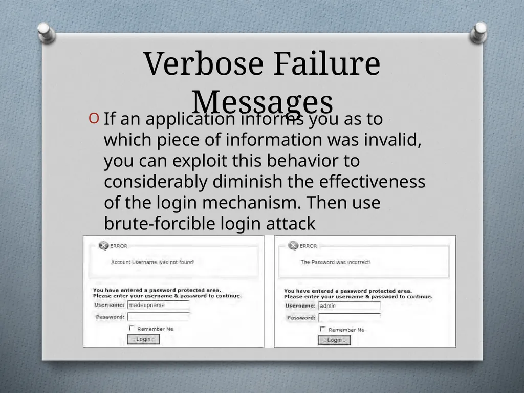 Chapter 6 Attacking Authentication Adam Fremd - slide 14 of 70