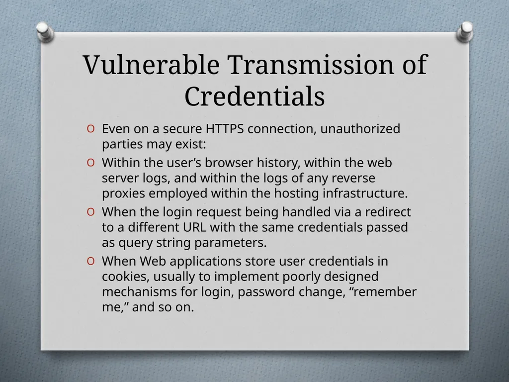 Chapter 6 Attacking Authentication Adam Fremd - slide 18 of 70