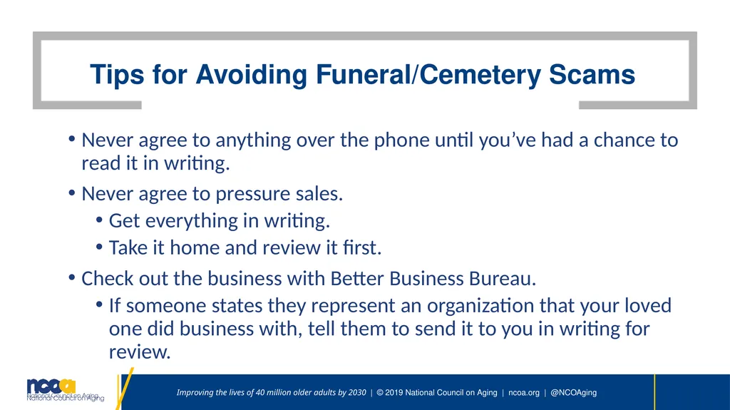 Seniors Against scams Speaker | Date Improving the - slide 13 of 26