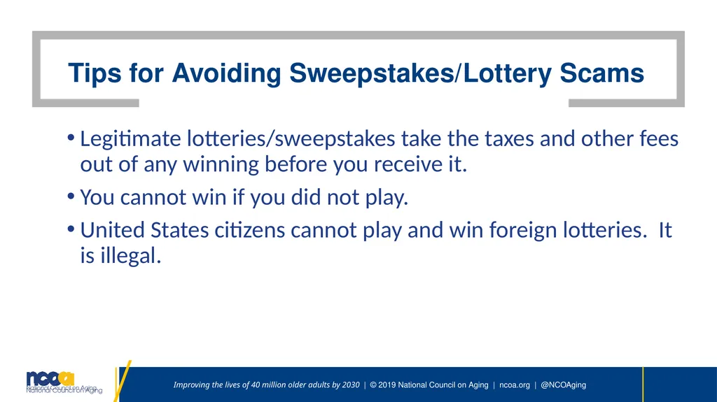 Seniors Against scams Speaker | Date Improving the - slide 16 of 26