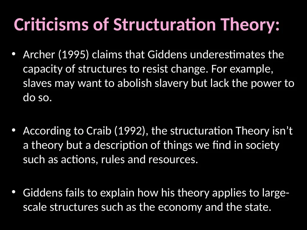 Interpretivism Structure Vs Action Interactionism: - slide 73 of 77