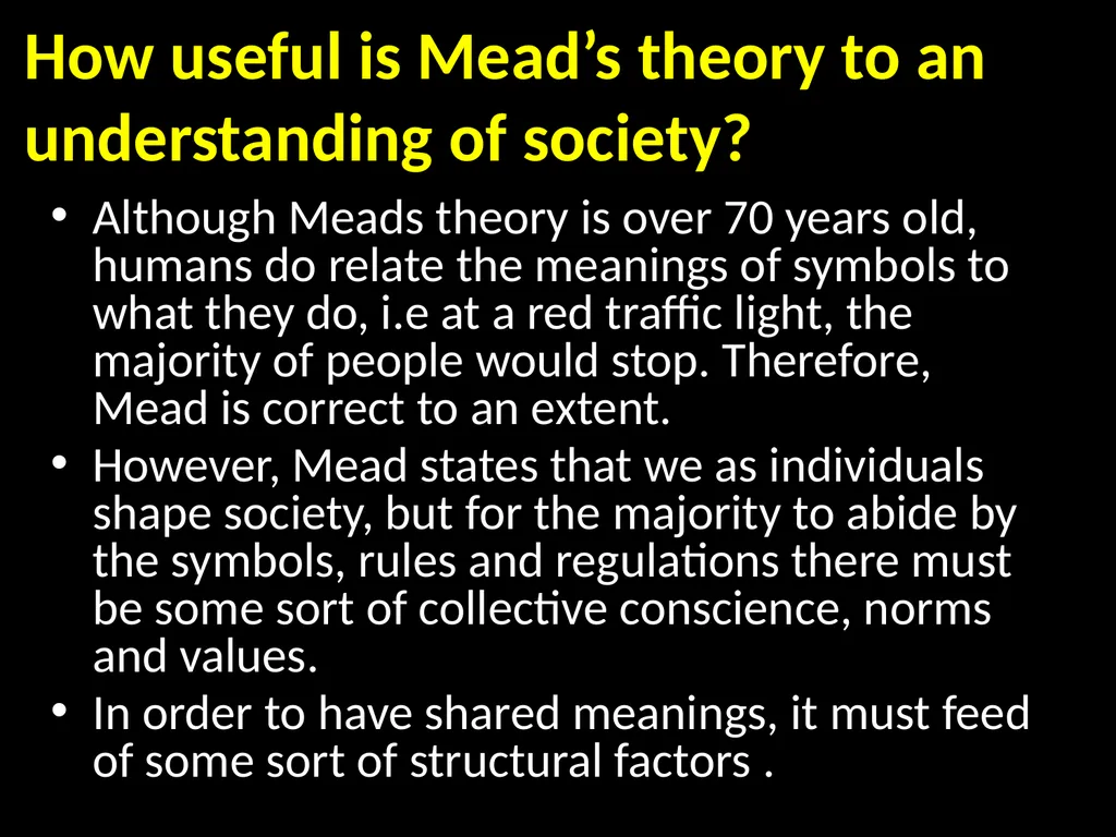 Interpretivism Structure Vs Action Interactionism: - slide 60 of 77
