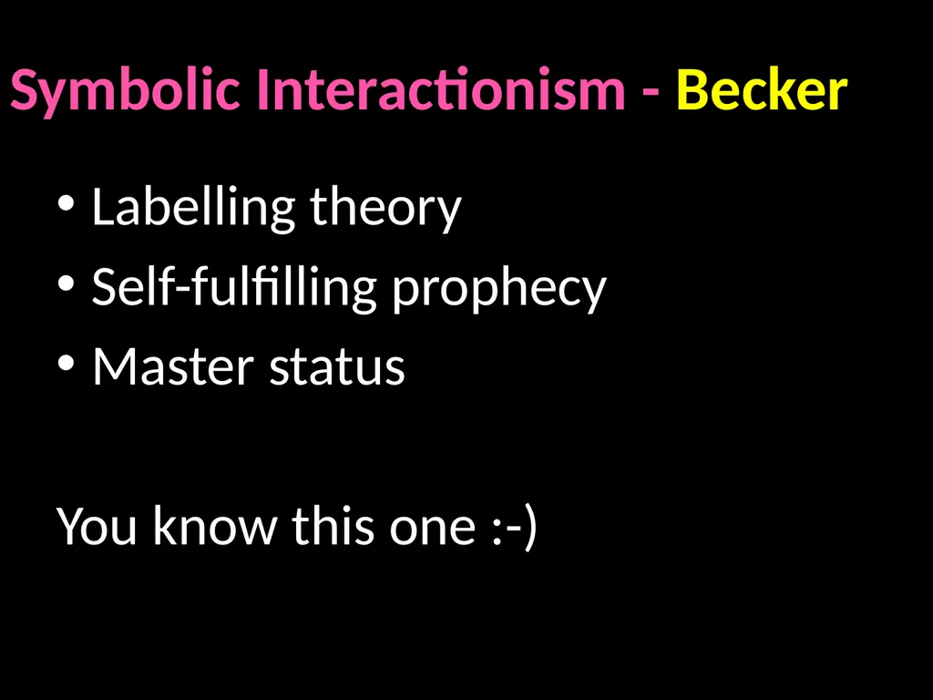 Interpretivism Structure Vs Action Interactionism: - slide 21 of 77