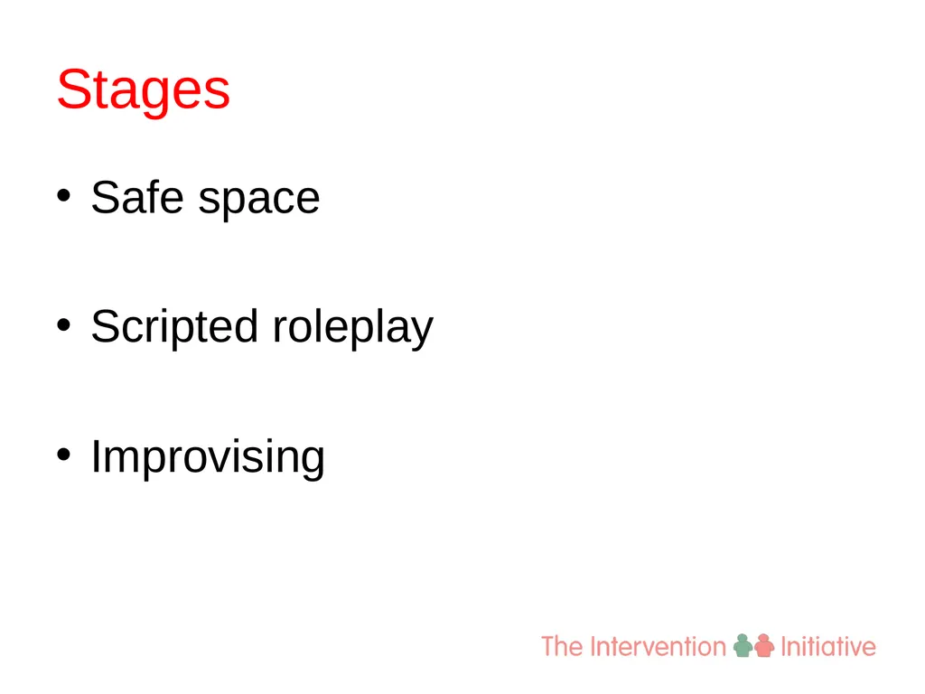 Session 7 Practical Intervention Part Two Stages - slide 3 of 7