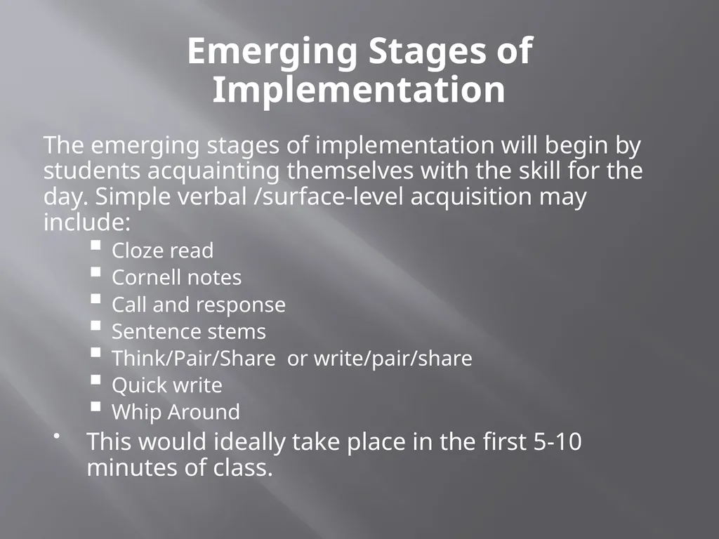 PBiS Lesson Planning for Student Understanding - slide 3 of 7