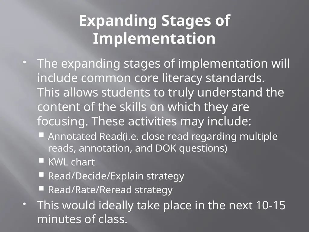PBiS Lesson Planning for Student Understanding - slide 4 of 7