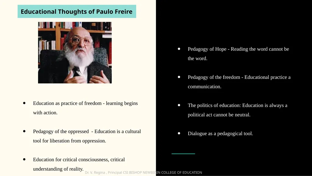 KNOWLEDGE AND CURRICULUM Unit III - Child Centred - slide 16 of 21