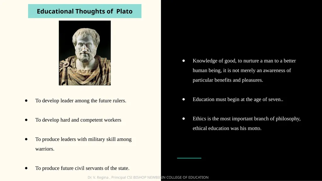 KNOWLEDGE AND CURRICULUM Unit III - Child Centred - slide 12 of 21