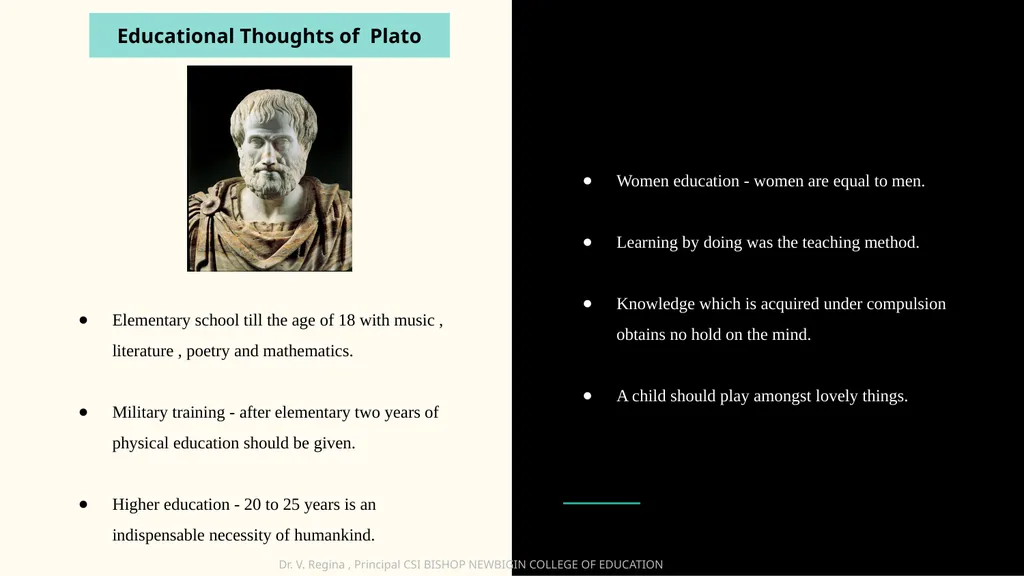 KNOWLEDGE AND CURRICULUM Unit III - Child Centred - slide 13 of 21