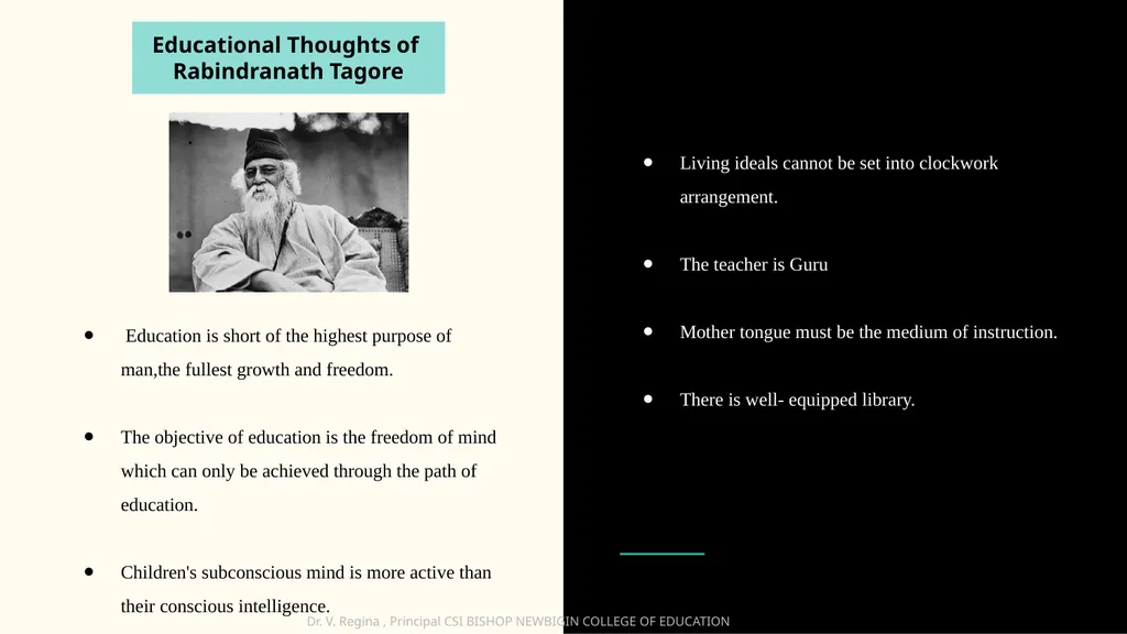 KNOWLEDGE AND CURRICULUM Unit III - Child Centred - slide 10 of 21