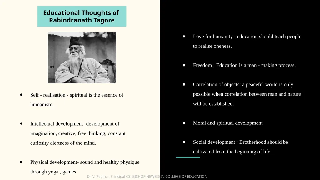 KNOWLEDGE AND CURRICULUM Unit III - Child Centred - slide 11 of 21