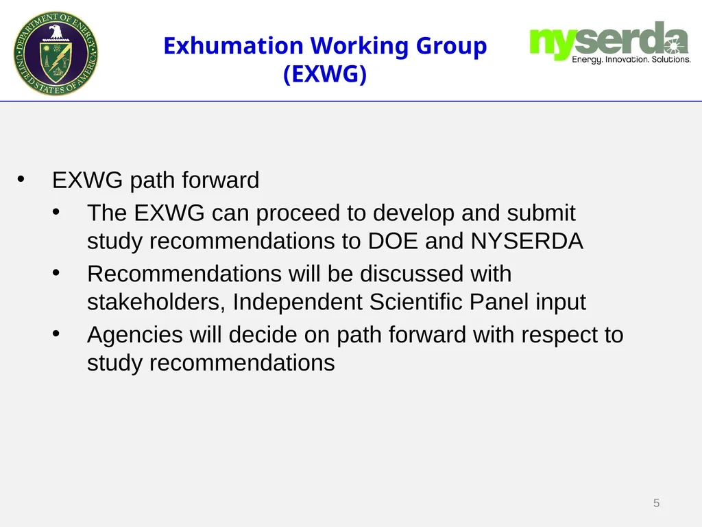 Phase 1 Studies Update Quarterly Public Meeting - slide 5 of 10