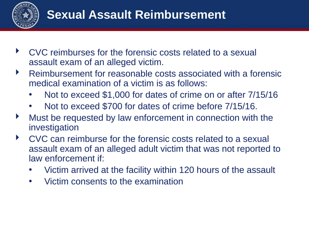 Crime Victims’ Compensation Conference Advanced - slide 53 of 92