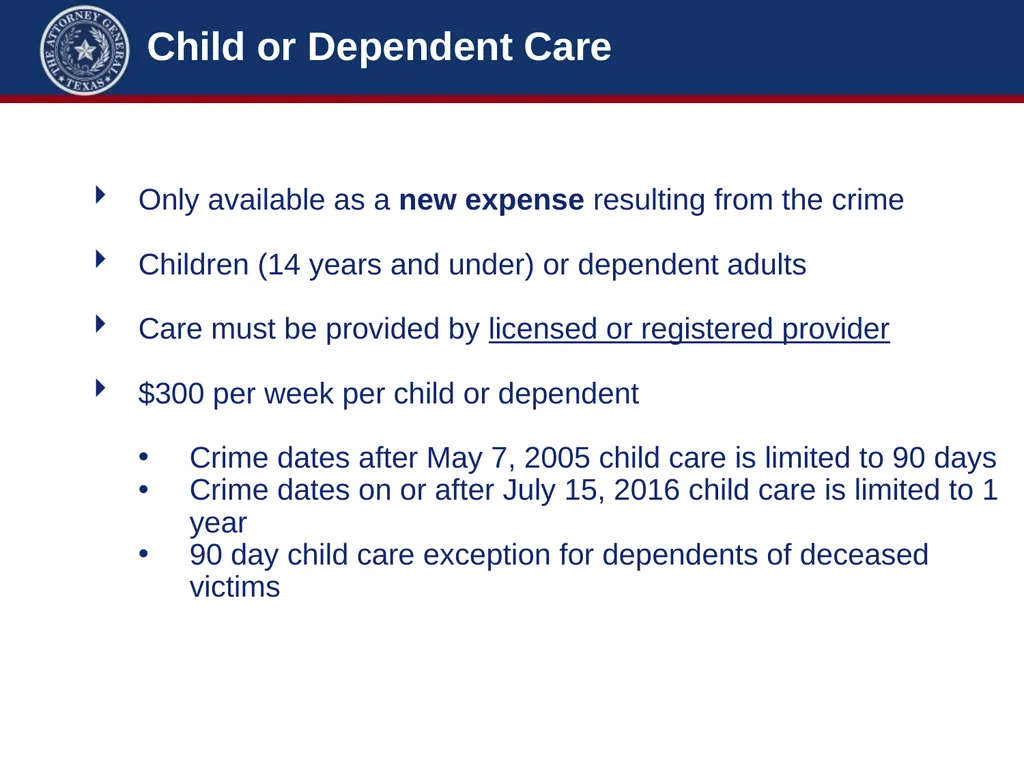 Crime Victims’ Compensation Conference Advanced - slide 67 of 92