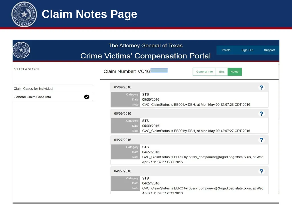 Crime Victims’ Compensation Conference Advanced - slide 14 of 92