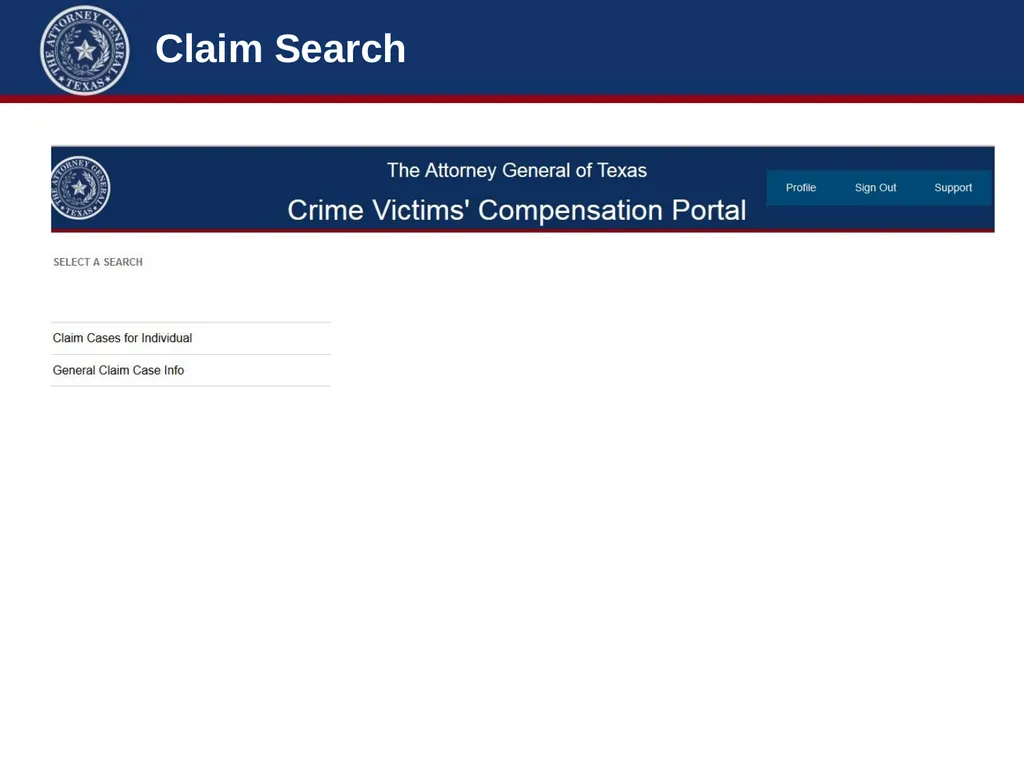 Crime Victims’ Compensation Conference Advanced - slide 11 of 92