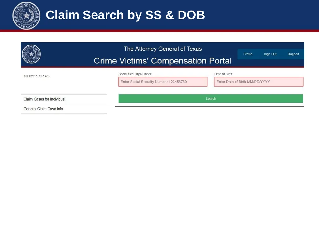 Crime Victims’ Compensation Conference Advanced - slide 12 of 92