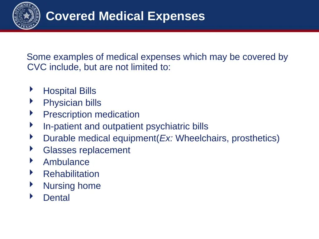 Crime Victims’ Compensation Conference Advanced - slide 44 of 92