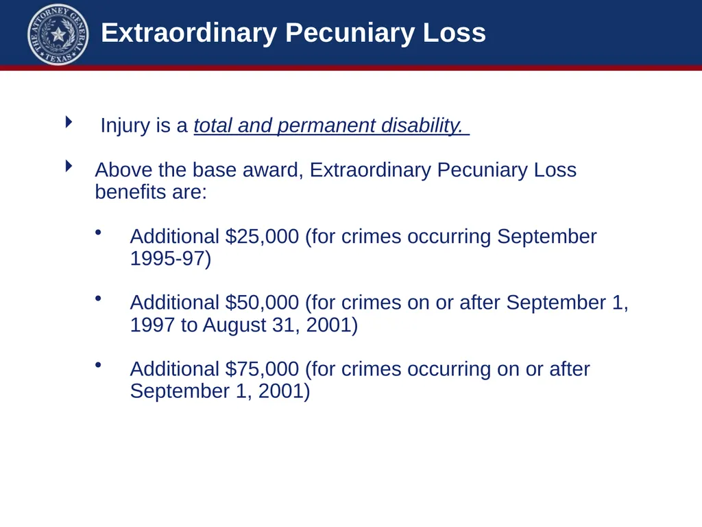 Crime Victims’ Compensation Conference Advanced - slide 76 of 92