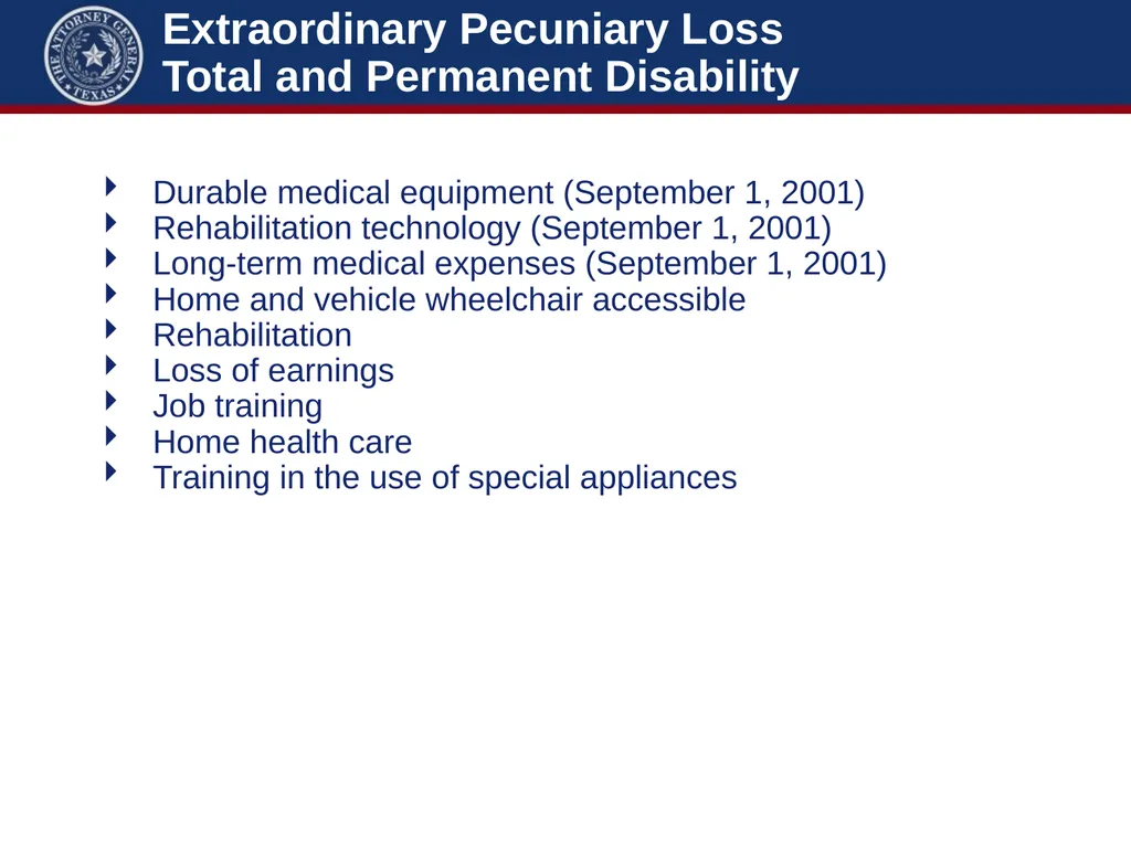 Crime Victims’ Compensation Conference Advanced - slide 77 of 92