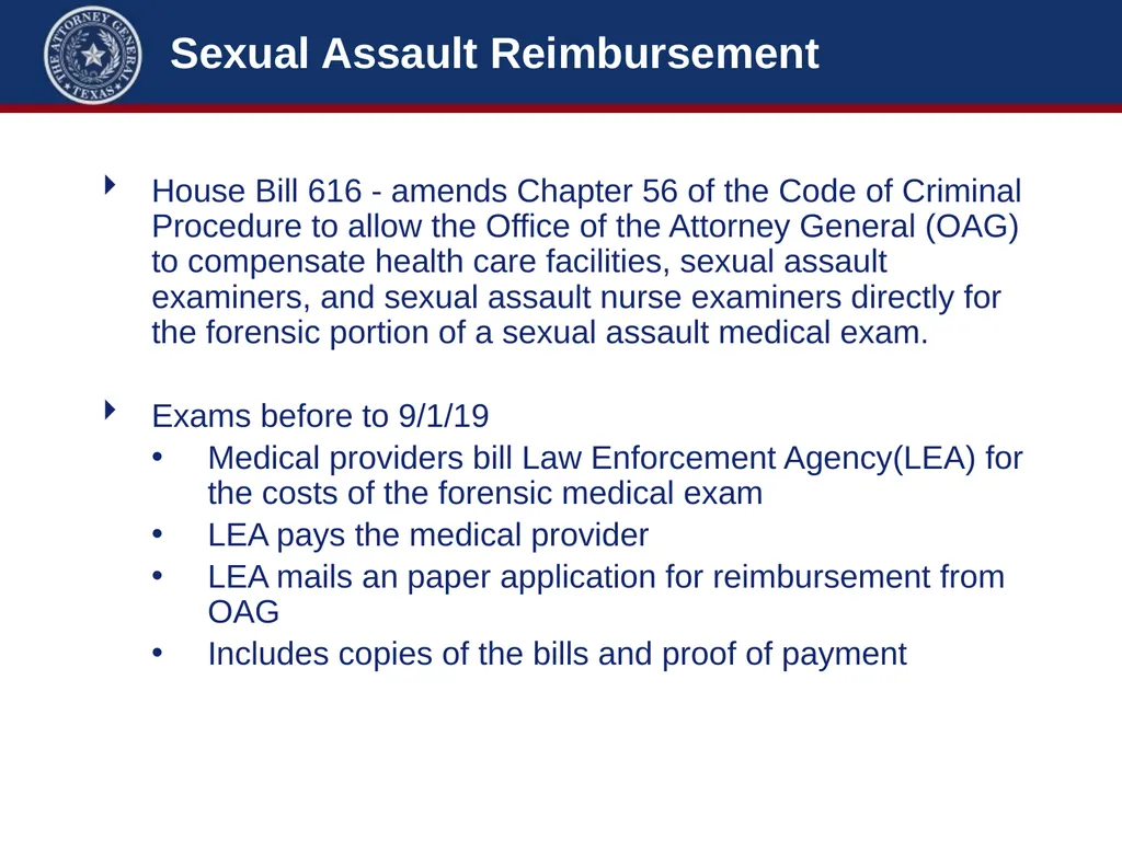Crime Victims’ Compensation Conference Advanced - slide 55 of 92