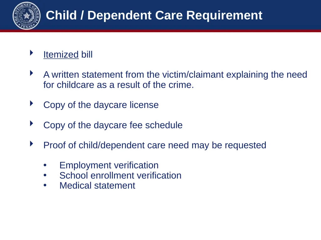 Crime Victims’ Compensation Conference Advanced - slide 68 of 92