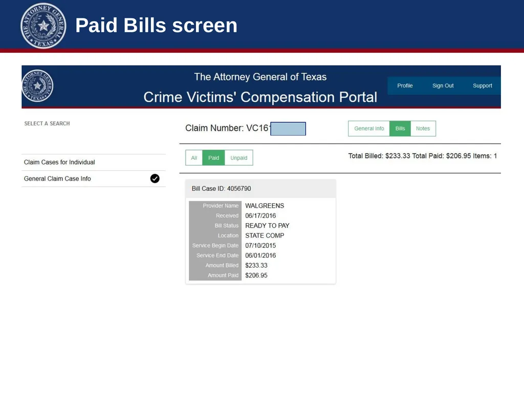 Crime Victims’ Compensation Conference Advanced - slide 17 of 92