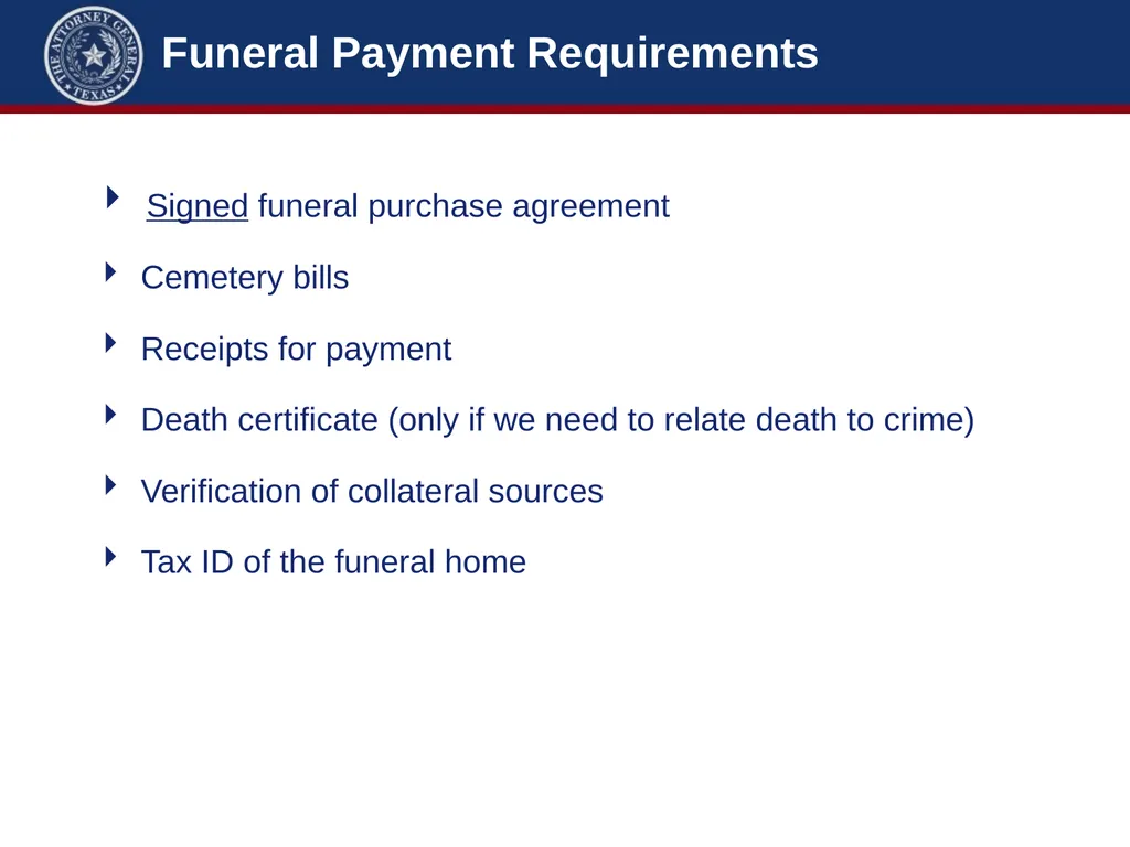 Crime Victims’ Compensation Conference Advanced - slide 64 of 92