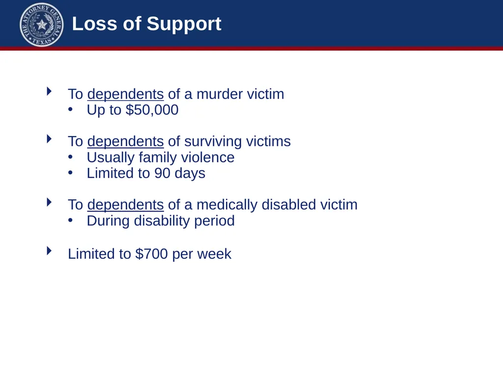 Crime Victims’ Compensation Conference Advanced - slide 60 of 92