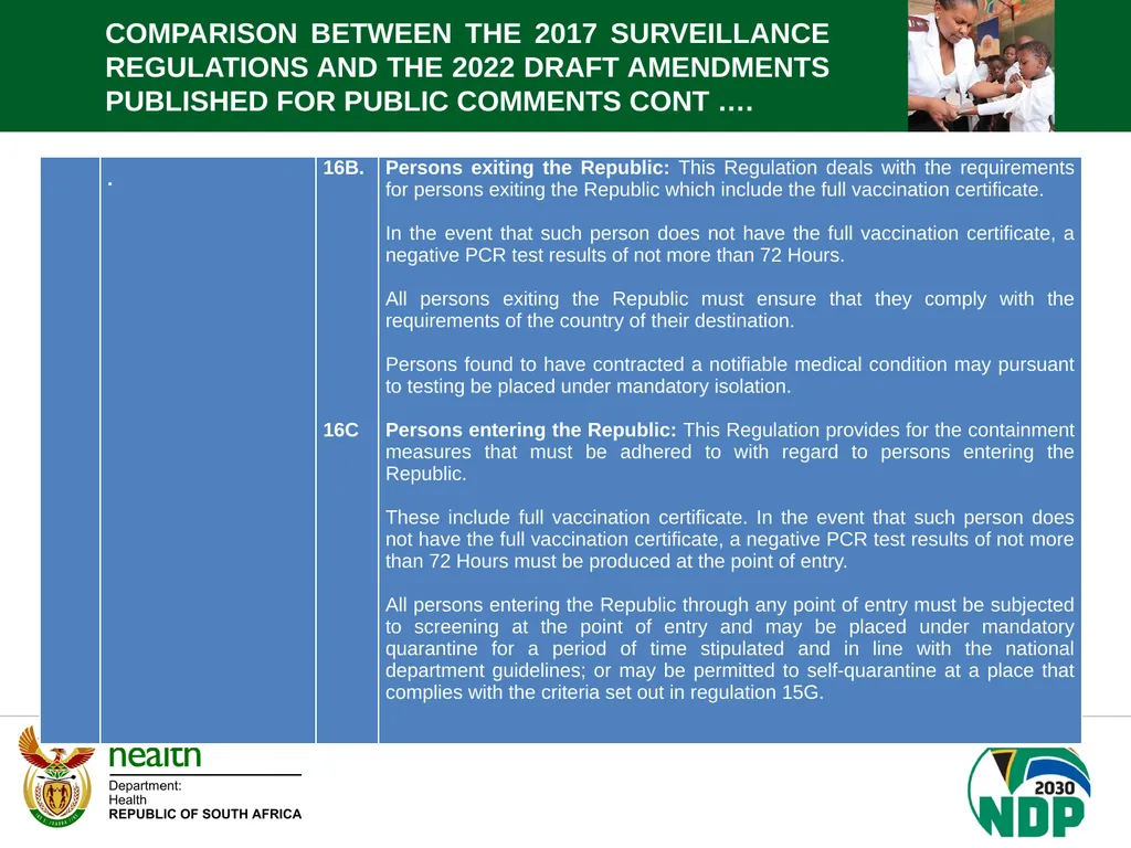 PORTFOLIO COMMITTEE BRIEFING DEPARTMENT OF HEALTH - slide 13 of 32