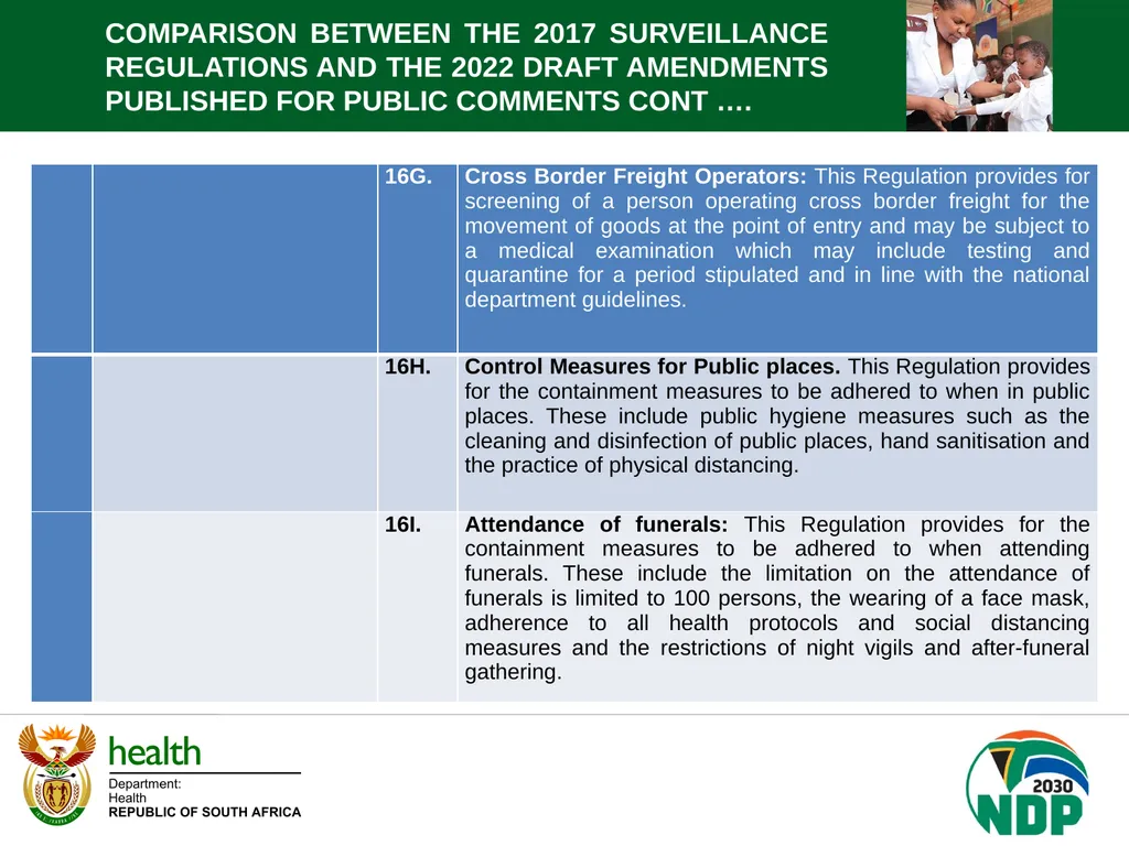 PORTFOLIO COMMITTEE BRIEFING DEPARTMENT OF HEALTH - slide 15 of 32