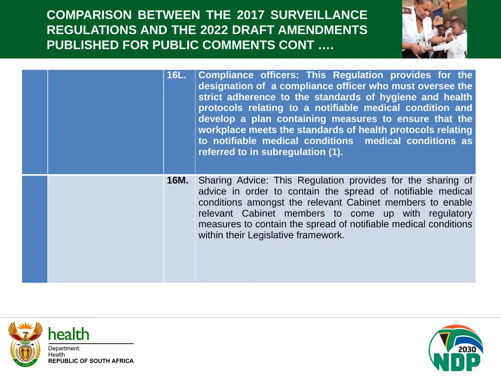 PORTFOLIO COMMITTEE BRIEFING DEPARTMENT OF HEALTH - slide 17 of 32