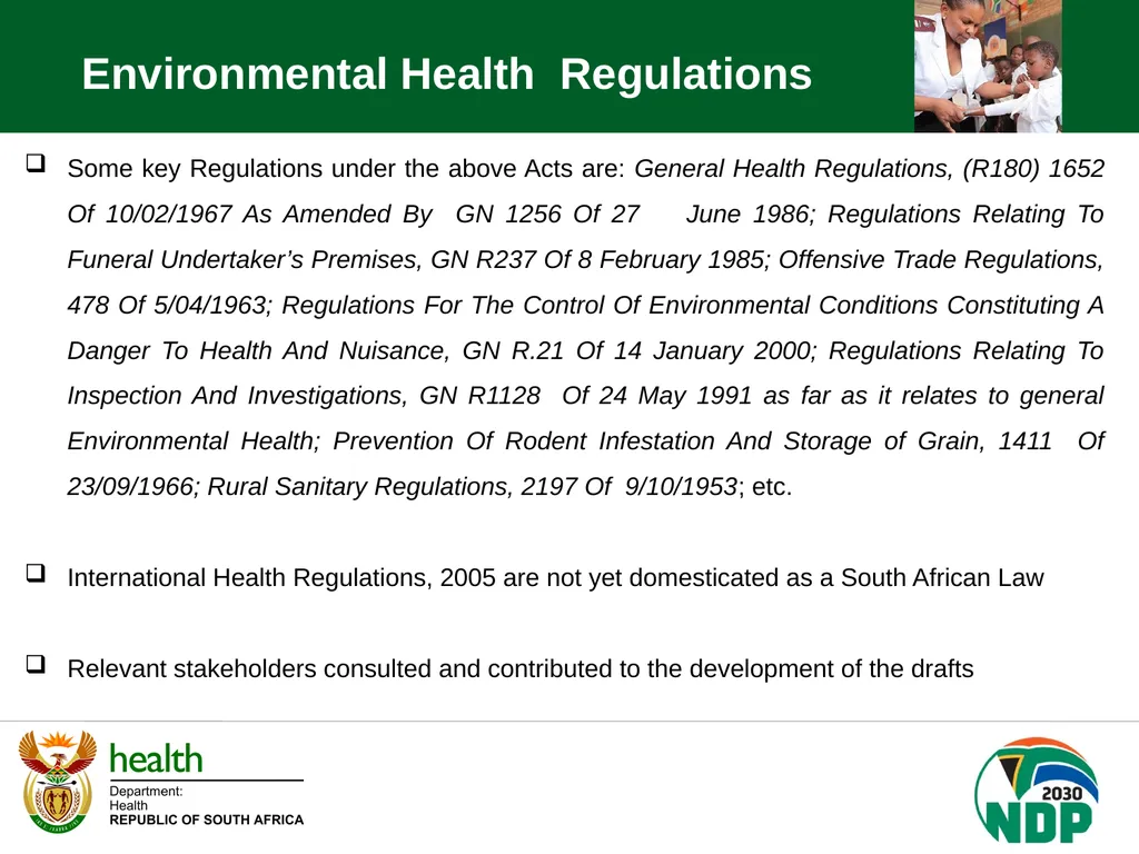 PORTFOLIO COMMITTEE BRIEFING DEPARTMENT OF HEALTH - slide 23 of 32