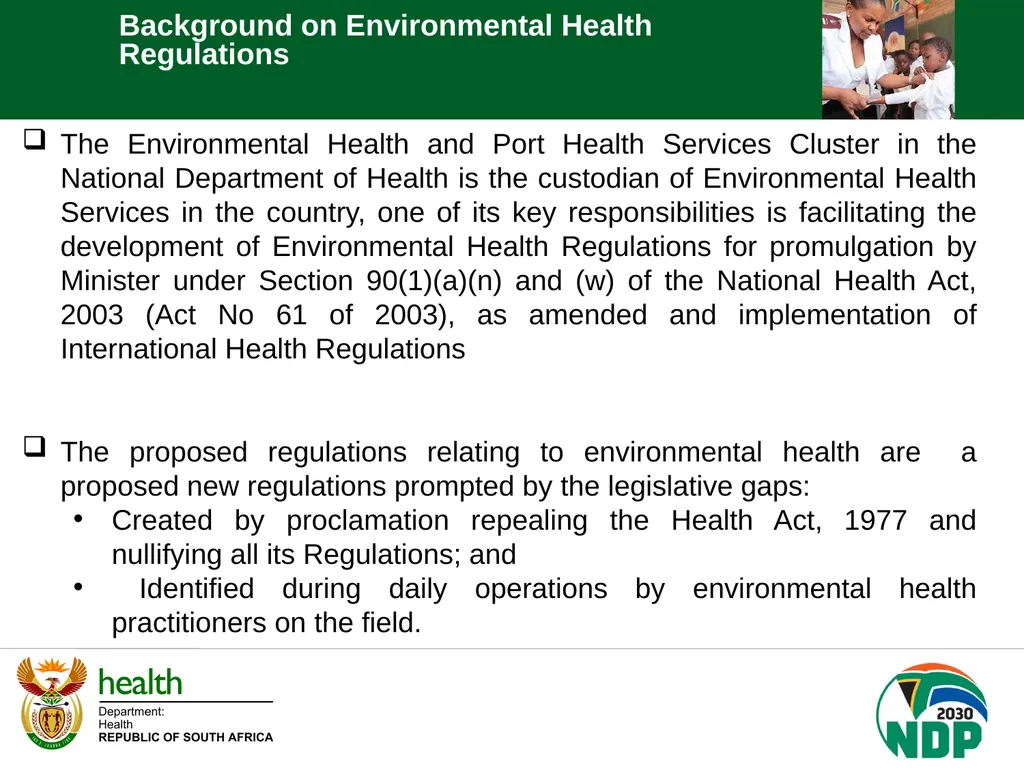 PORTFOLIO COMMITTEE BRIEFING DEPARTMENT OF HEALTH - slide 21 of 32