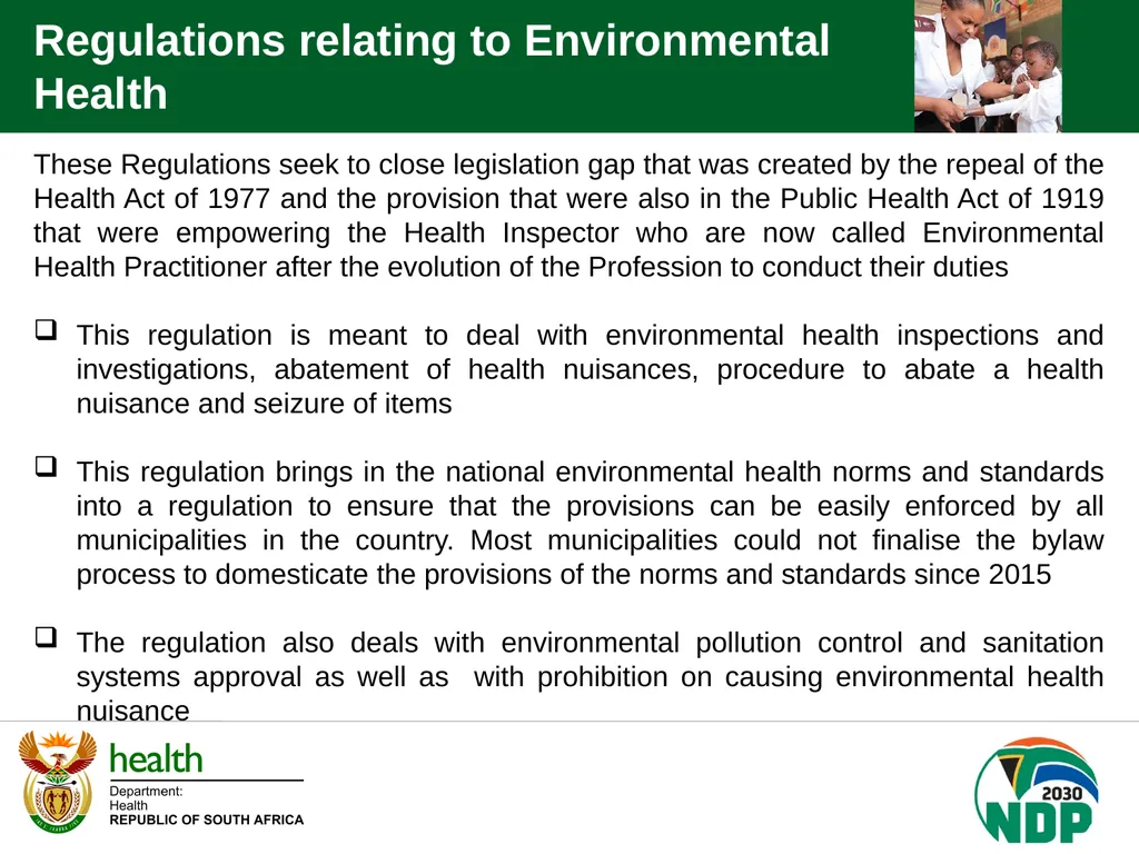 PORTFOLIO COMMITTEE BRIEFING DEPARTMENT OF HEALTH - slide 26 of 32