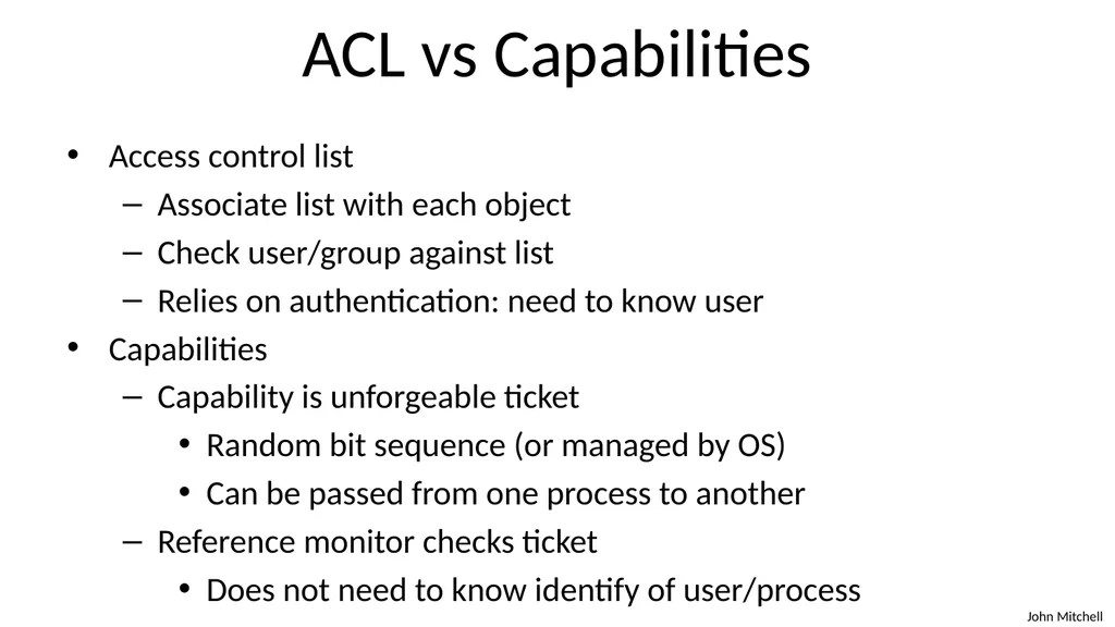 Secure Architecture Principles CS 155 Spring 2018 - slide 36 of 73