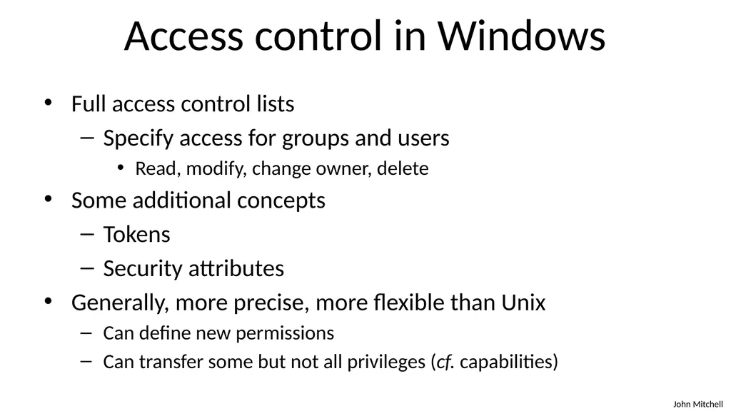 Secure Architecture Principles CS 155 Spring 2018 - slide 55 of 73