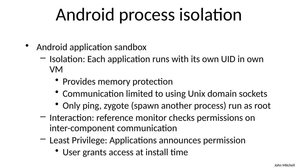 Secure Architecture Principles CS 155 Spring 2018 - slide 24 of 73