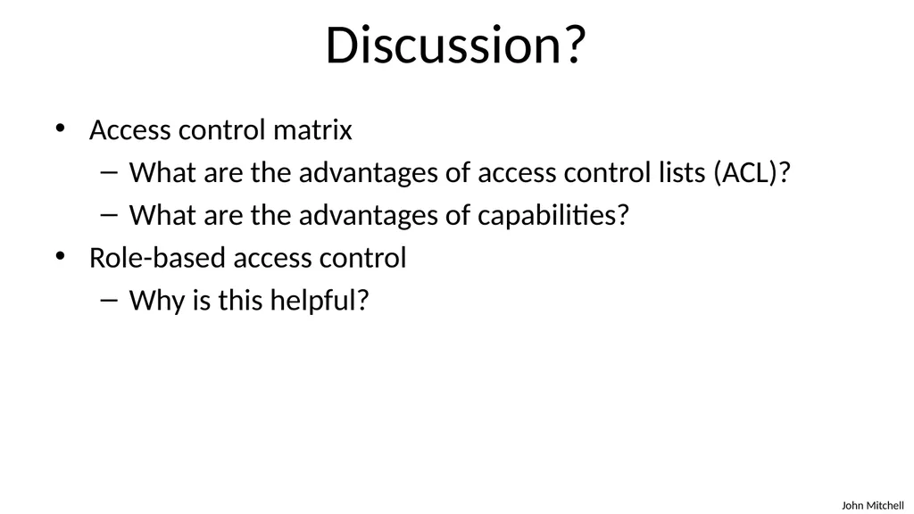 Secure Architecture Principles CS 155 Spring 2018 - slide 42 of 73